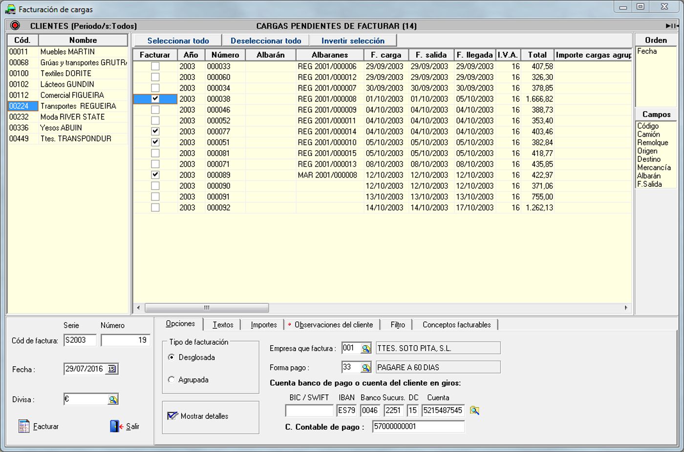 Autofacturas Autofacturas